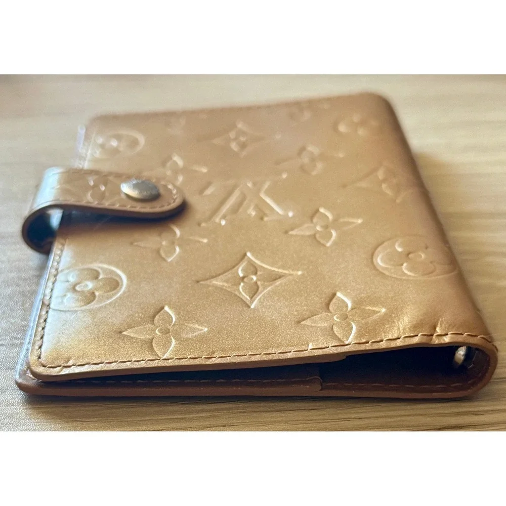 Louis Vuitton Matte Vernis Gold/Champagne Agenda